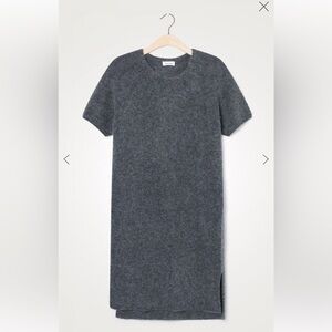 American Vintage Heather Gray Vacaville Wool Sweater Dress